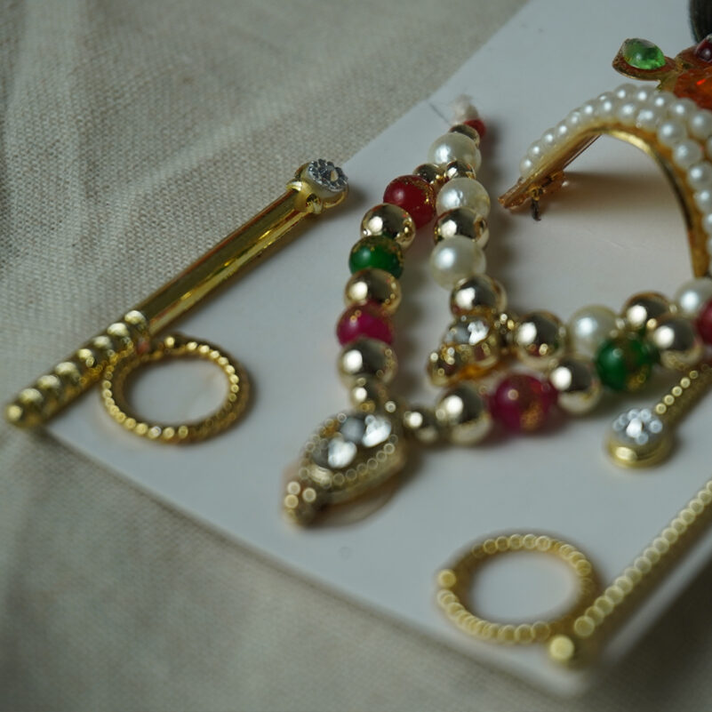 Jewellery combo for Kanha - Mukut, Necklace, Bangles, Flute & Earrings
