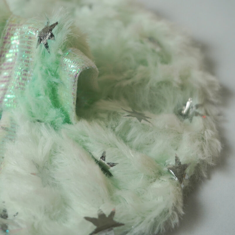Light Green Fleece Kanha Poshaak - Image 3