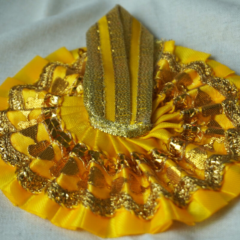 Yellow & Golden Embellished Kanha Poshaak - Image 3